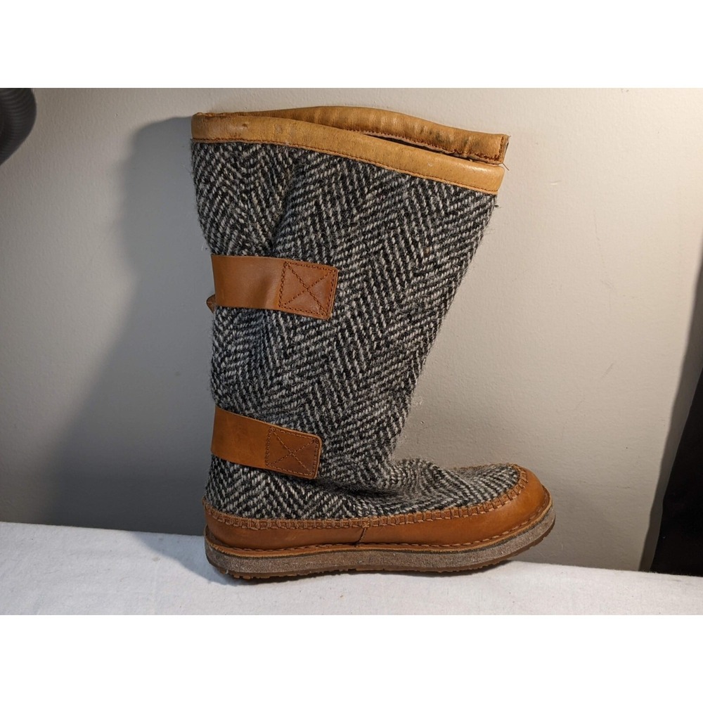 Womens Sorel Chipahko Blanket Wool Mid Calf Winter Boots Size 5 NL1972-286 - Picture 6 of 8
